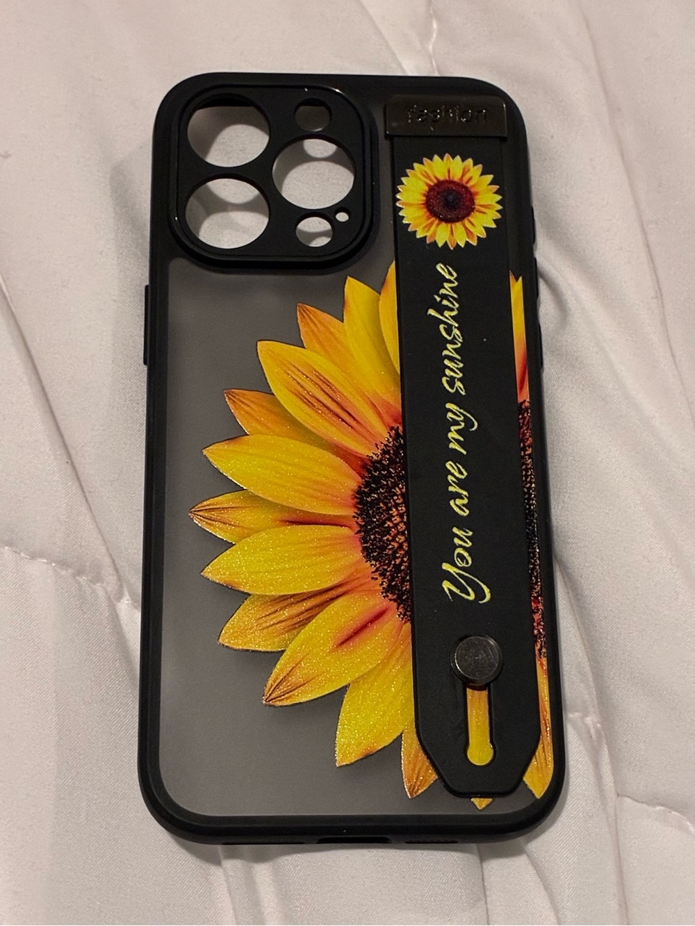 Sunflower iPhone 14 Pro Max Cute Case with Strap NWOT